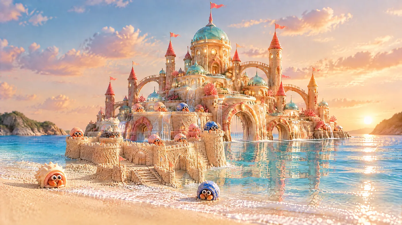 Year one: the city grows out into the lagoon
